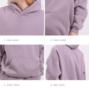 Poids lourd 400 GSM Hoodies Premium Coton Unisexe Sweats Confortable Chaud Durable Casual Wear Prix Usine En Gros - Product Image 6