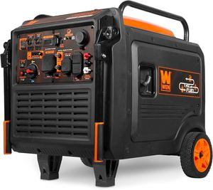 เครื่องกำเนิดไฟฟ้า GENMAX คุณภาพพรีเมียม แบบสามระบบเชื้อเพลิง 10500 วัตต์ 458 ซีซี ใช้ได้กับน้ำมันเบนซิน โพรเพน และก๊าซธรรมชาติ แบบพกพา 50A - Product Image 1