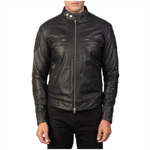 Chaqueta para hombre chaquetas de hombre Fabricante personalizado Chaqueta larga de cuero para hombre Abrigo de cuero de longitud completa de calidad superior - Product Image 5
