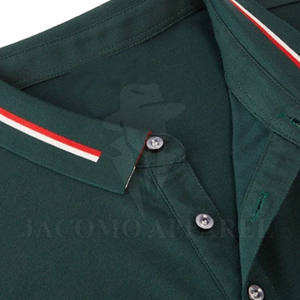 100% algodón de verano para hombre para camisa de Color sólido de manga corta de punto de tela de talla grande ropa informal de secado rápido que absorbe la humedad - Product Image 6