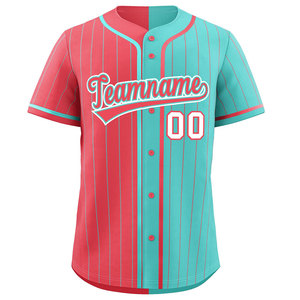 Alta venta de ropa de suelo desgaste de los hombres Jersey de béisbol sublimación impresa Color sólido hombres Jersey de béisbol - Product Image 5