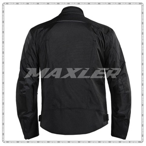 Chaqueta de montar corta reflectante aprobada por la CE con textil impermeable, chaqueta de moto transpirable y ligera para todas las estaciones - Product Image 2