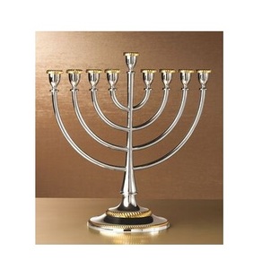 Best Quality Handmade 9-Candle Holder Menorah Hot Selling Black Metal Table Decoration for Home Dining Weddings for Easter Decor - Product Image 3