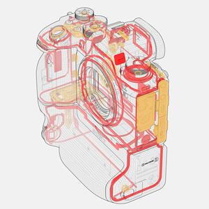 24.2MP Full Frame Mirrorless Interchangeable Lens Digital Camera Body Continuous AF/AE and 4K Video Zoom Lens <b>SD</b> <b>Memory</b> <b>Card</b> - Product Image 1