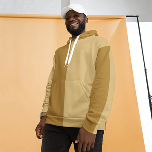 Sweats à capuche en molleton de coton pour hommes à manches longues vêtements d'hiver Top tendance Sweats à capuche grande taille pour garçons avec broderie en chenille - Product Image 4