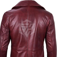 Meilleur prix de gros – Manteau long en cuir de vachette respirant et écologique, sur mesure pour homme, haute qualité, couleur personnalisable