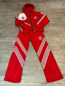 ชุดวอร์มมีฮู้ดสำหรับผู้ชายชุดเล่นฟิตเนสแบบมีซิปปักผ้าปะติดแบบรูดตามสั่ง - Product Image 2