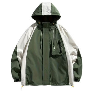 Sudaderas cortavientos para hombre, chaqueta con cremallera y capucha, manga larga a prueba de viento, prendas de vestir, sudaderas con capucha - Product Image 3