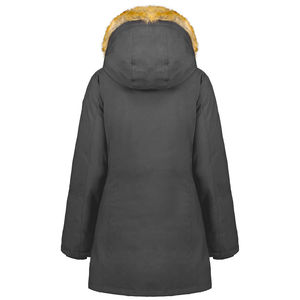 Chaqueta Parka Larga con Capucha para Mujer, Colección de Invierno, Tejida, con Cremallera, Personalizable, Impermeable, Transpirable, Cortavientos, Elegante, para Exteriores - Product Image 6