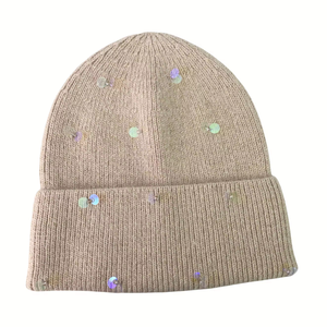 Gorros de diamantes de imitación de primera calidad para Unisex, venta al por mayor, gorros cómodos cálidos ligeros y duraderos hechos a medida para Jacquard de invierno - Product Image 5