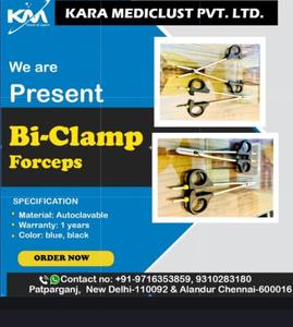 Pince Kara Mediclust SS Bi-Clamp instruments chirurgicaux équipement médical Instruments chirurgicaux - Product Image 4