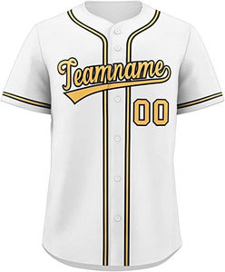 Vêtements décontractés Ensemble de maillots de baseball de couleur personnalisée pour hommes Conception sur mesure avec impression par sublimation Ensembles d'uniformes de baseball - Product Image 5