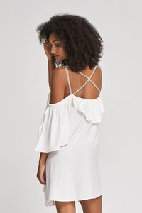 Robe de mode pour femmes, robe unie pour femmes - Product Image 3