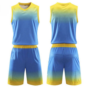 Uniforme de Baloncesto Personalizado con Diseño de Equipo, Cosido, Transpirable, con Transferencia de Calor, Conjuntos Deportivos 100% Algodón, Sin Mangas, Unisex, para Adultos - Product Image 4