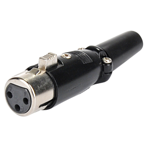 Accoppiatore microfonico XLR 3 pin nero - Product Image 1