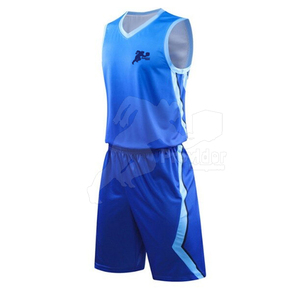 Conjuntos de uniforme de baloncesto profesional para hombres transpirable de talla grande 100% poliéster duradero antiarrugas - Product Image 2