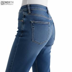 2025 New Arrival Mid Waist Straight Breathable Casual Denim <b>Women's</b> <b>Jeans</b> with 3D Pattern European American Style for Summer - Product Image 5