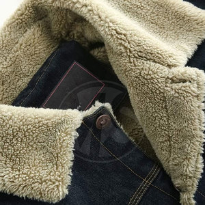 Made In High Quality <b>Jeans</b> Winter <b>Jacket</b> Solid Color Casual <b>Jeans</b> <b>Jacket</b> Covered Button <b>Men</b> <b>Jeans</b> <b>Jacket</b> - Product Image 4