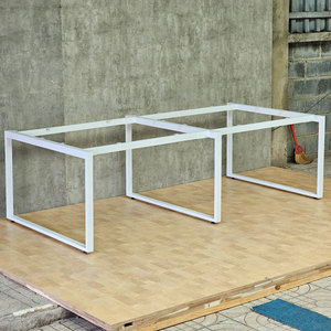 Estructura de Mesa Rectangular Minimalista de Acero Inoxidable con Pintura Electrostática Multicolor, 120x240cm, Requiere Ensamblaje de 4 Piezas - Product Image 2