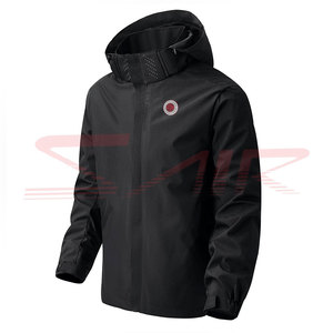 Premium Quality Custom Men's Long Sleeve Hooded Quilted Windbreaker <b>Jackets</b> Breathable Standard <b>Plus</b> <b>Size</b> Zipper Cotton Knitted - Product Image 2