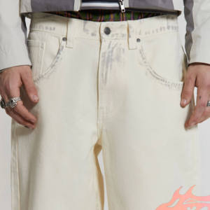 Pantalones holgados para hombre, tela transpirable, estilo urbano callejero, precio de fábrica, logotipo personalizado, venta al por mayor, soporte incluido - Product Image 3