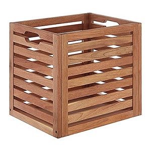 AK Panier en bois design moderne en laiton avec support en couleur bois naturel au meilleur prix en Inde pour ustensiles de cuisine/vaisselle - Product Image 4