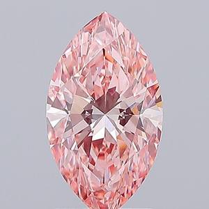 Diamant rose de 2,00 ct, taille marquise, cultivé en laboratoire, pour la création de bagues, certifié IGI, diamant non monté, toutes tailles disponibles à bas prix - Product Image 1
