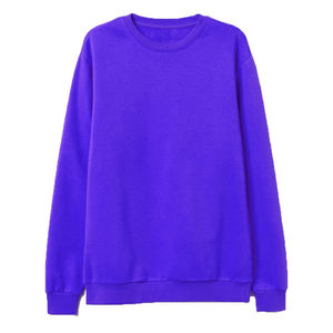 Sweat-shirt à col rond de haute qualité pour hommes/femmes, jeunes, uni, coupe classique, en polaire brodée, doublé en polyester/coton, imprimé pour l'hiver - Product Image 6