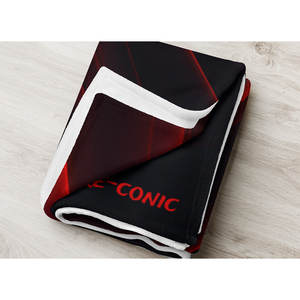 Manta de Jacquard Premium con Diseño de Olas de Obsidiana y Tacto de Seda, 100% Poliéster con Patrón Tejido para Cama o Uso Decorativo - Product Image 3