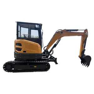 FREE SHIPPING EPA Mini Excavator 3.5 Ton CE EURO5 Kubota Engine New Crawler Digger Minibagger Farm Used Mini Excavator Machine