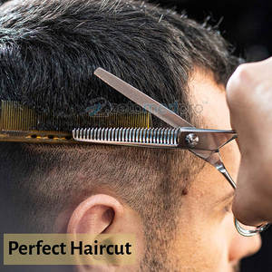 Ciseaux à effiler simples pour hommes et femmes, 30-40 dents, outil de salon de coiffure, ciseaux à effiler simples professionnels pour salon - Product Image 4