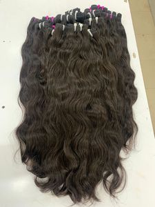 Unprocessed Raw Human Hair Extensions Virgin Raw Vietnamese & Indian Remy Hair Bulk <b>Silky</b> Straight Natural Hair - Product Image 3