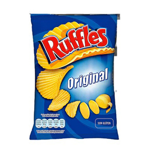 RUFFLES Chips de pommes de terre régulières Lays Ruffles Chips de pommes de terre à la crème sure et au bacon - Product Image 4