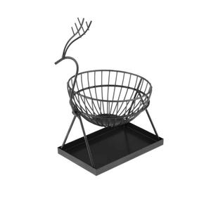 Nouvelle arrivée Design stockage fruits légumes panier support cuisine utilisation vente chaude courbé à la main décoratif panier de fruits support - Product Image 1