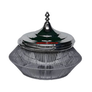 Calentador de alimentos de acero inoxidable con soporte de hoja de hierro, cazuela de mesa de forma redonda, última colección, olla de metal elegante - Product Image 2