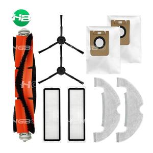 Ajuste para Dreame <span class=keywords><strong>Bot</strong></span> Z10 Pro / L10 Plus, piezas de aspiradora robótica, borde de rodillo principal, cepillo de esquina lateral, filtro Hepa, mopa, bolsa de polvo - Product Image 1