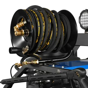 Nouvelle nettoyeuse haute pression à eau chaude 4000 PSI 4 GPM avec moteur à démarrage électrique, montée sur châssis avec réservoir de 175 gallons HPW40KT - Product Image 2