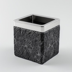 Elegante Juego de Accesorios de Baño para Encimera, Diseñado para Interiores Modernos, Acabado Liso, Construcción Resistente, Metal Duradero - Product Image 4