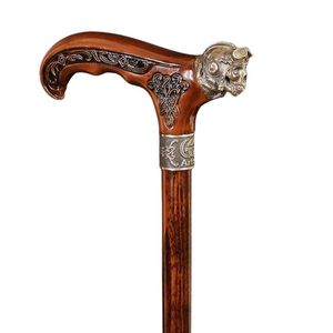 Bastón artesanal con tallado personalizado, regalo o ayuda para la movilidad para hombres y mujeres, bastón de madera hecho a mano - Product Image 1