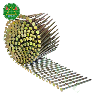 Clavos de bobina de paleta de 2-1/2 "Recubrimiento de color amarillo para la construcción de paletas Tipo de vástago liso Los mejores precios de la fábrica de Vietnam - Product Image 5