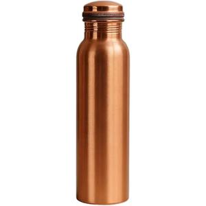 <b>Drinking</b> water And Juice Storage <b>Metal</b> Copper Water <b>Bottle</b> Hammered Design 100% Pure Copper Water <b>Bottle</b> Ayurveda Health - Product Image 5