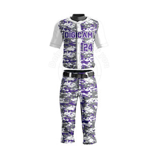 Nouveau modèle séchage rapide respirant hommes poids léger Baseball uniforme 100% Polyester Baseball uniforme pour les jeunes - Product Image 1