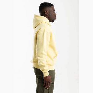 Sudadera con capucha de lana para hombre Sudadera con capucha de manga larga verde neón - Product Image 2