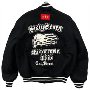 Chaqueta con letras universitarias para hombre, sublimación personalizada, chaqueta universitaria de béisbol, soporte directo, fabricante de ropa para hombre - Product Image 5