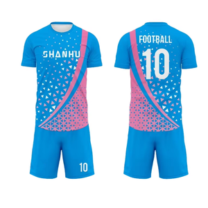 ชุดฟุตบอลคุณภาพสูงแบบขายส่ง รับทำตามสั่ง พร้อมบริการ OEM ตัดเย็บอัตโนมัติ พร้อมปักชื่อและหมายเลข - Product Image 1