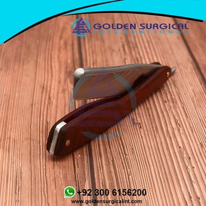 Navaja de Afeitar Recta, Kit de Navaja de Afeitar para Hombre con Estropajo y Estuche, Navaja de Afeitar de Filo Recto Lista para Afeitar, Clásica y Reutilizable - Product Image 6