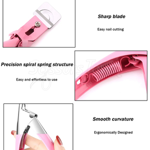 Cortador de uñas acrílico con cuchilla fuerte y logotipo personalizado Ideal para artistas y estilistas de uñas Cortaúñas acrílico ergonómico - Product Image 3