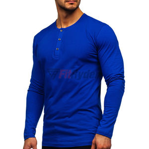 Camisa en blanco de manga larga transpirable para hombre, venta al por mayor, 2024, el mejor estilo, secado rápido con botón, logotipo personalizado, nuevo estilo, servicio OEM - Product Image 5