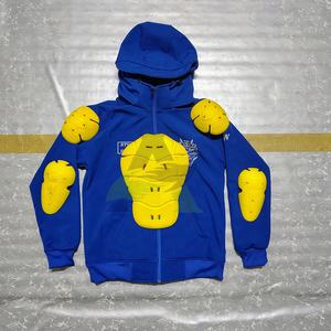 Custom Logo Print Men's Softshell <b>Racing</b> <b>Jackets</b> Breathable Waterproof Windbreaker for Motorcycle <b>Jackets</b> Blue Color - Product Image 6