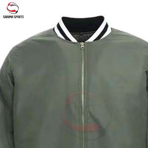 Nouvelle veste bomber varsity en molleton respirant, coupe-vent, écologique, à fermeture éclair, de qualité supérieure, sur mesure, pour hommes, grandes tailles - Product Image 5